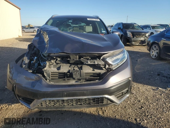 2021 Honda CR-V Touring with VIN 2HKRW1H94MH421372, listed as a Copart auction lot 86831334 with 53,693 mi miles and Salvage Title. Bid and sale history available at carsss.com. Image 5.