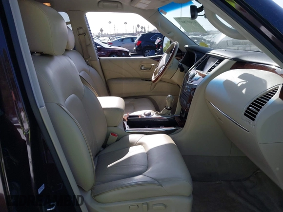2016 Infiniti QX80 with VIN JN8AZ2NC1G9401091, listed as a IAAI auction lot 42497807 with 77,179 mi miles and . Bid and sale history available at DreamBid. Image 5.