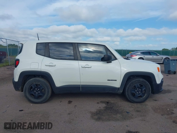 2017 Jeep Renegade Sport with VIN ZACCJAAB1HPF44805, listed as a IAAI auction lot 42797603 with 171,483 mi miles and . Bid and sale history available at DreamBid. Image 13.