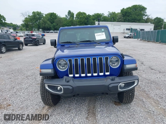 2019 Jeep Wrangler Unlimited Sahara with VIN 1C4HJXEG1KW599117, listed as a IAAI auction lot 42602241 with 109,552 mi miles and . Bid and sale history available at DreamBid. Image 12.
