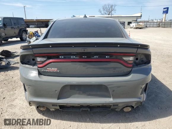2023 Dodge Charger SRT Hellcat Redeye Widebody with VIN 2C3CDXL9XPH557898, listed as a Copart auction lot 47227935 with Not Provided miles and Salvage Title. Bid and sale history available at carsss.com. Image 6.