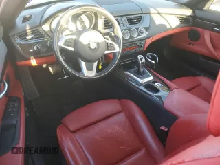 2016 BMW Z4 sDrive28i with VIN WBALL5C58G5A20857, listed as a Copart auction lot 75558284 with 62,625 mi miles and Salvage Title. Bid and sale history available at carsss.com. Image 8.