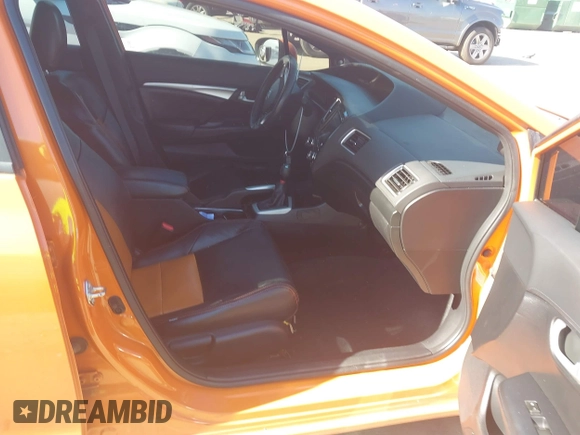 2015 Honda Civic Si z VIN 2HGFB6E59FH701279, wystawiony jako IAAI lot #41491029 z przebiegiem 180 974 mil mil oraz . Historia ofert i sprzedaży dostępna na DreamBid. Obrazek 5.