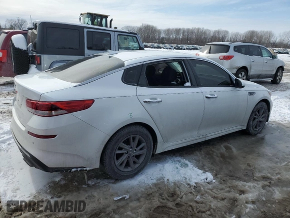 2020 Kia Optima LX with VIN 5XXGT4L3XLG434609, listed as a Copart auction lot 45548425 with 66,889 mi miles and Salvage Title. Bid and sale history available at carsss.com. Image 3.