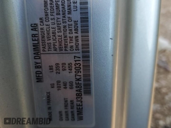 2015 Smart fortwo Passion z VIN WMEEJ3BA8FK790317, wystawiony jako Copart lot #71124392 z przebiegiem Nie podano mil oraz Szkody całkowita. Historia ofert i sprzedaży dostępna na DreamBid. Obrazek 12.