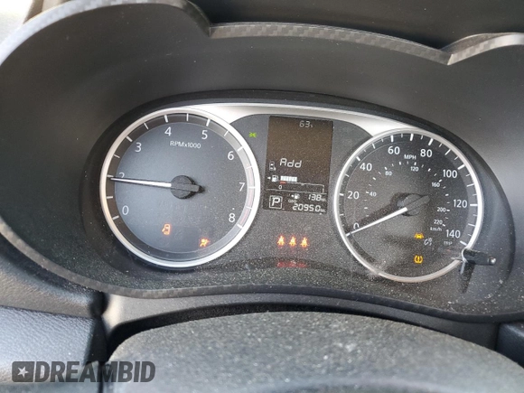 2024 Nissan Versa S with VIN 3N1CN8DV7RL862153, listed as a Copart auction lot 46821475 with 20,950 mi miles and Non Repairable. Bid and sale history available at DreamBid. Image 9.