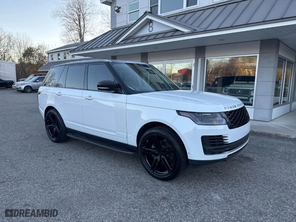 2018 Land Rover Range Rover HSE with VIN SALGS2RK1JA381161, listed as a IAAI auction lot 40859075 with NaN miles. Bid and sale history available at carsss.com. Image 1.