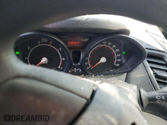 2012 Ford Fiesta S with VIN 3FADP4AJ2CM220663, listed as a Copart auction lot 47732315 with 78,554 mi miles and Salvage Title. Bid and sale history available at DreamBid. Image 9.