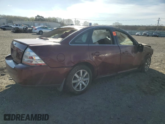 2008 Ford Taurus SEL with VIN 1FAHP24W58G118238, listed as a Copart auction lot 49815845 with Not Provided miles and Clean Title. Bid and sale history available at DreamBid. Image 3.