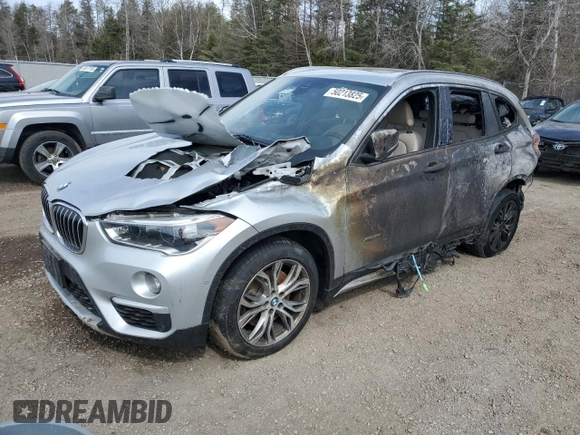2016 BMW X1 xDrive28i with VIN WBXHT3C3XG5E49609, listed as a Copart auction lot 50213825 with Not Provided miles and Salvage Title. Bid and sale history available at carsss.com. Image 1.