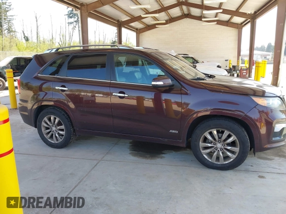 2011 Kia Sorento SX with VIN 5XYKWDA23BG120760, listed as a IAAI auction lot 42111403 with 119,666 mi miles. Bid and sale history available at carsss.com. Image 14.