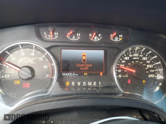 2012 Ford F-150 XL with VIN 1FTFW1ET1CKD52157, listed as a Copart auction lot 47454515 with 164,000 mi miles and Salvage title. Bid and sale history available at DreamBid. Image 9.