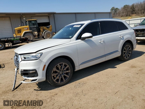 2017 Audi Q7 Premium Plus with VIN WA1LAAF79HD000484, listed as a Copart auction lot 46646565 with 108,265 mi miles and Salvage Title. Bid and sale history available at carsss.com. Image 1.