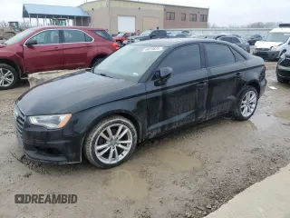 2015 Audi A3 2.0 TDI Premium with VIN WAUAJGFF4F1039289, listed as a Copart auction lot 44010825 with 60,511 mi miles and Salvage Title. Bid and sale history available at carsss.com. Image 1.
