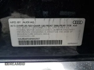 2014 Audi A8 3.0T z VIN WAURGAFD2EN002567, wystawiony jako Copart lot #48188395 z przebiegiem 159 477 mil mil oraz Szkody całkowita. Historia ofert i sprzedaży dostępna na DreamBid. Obrazek 12.