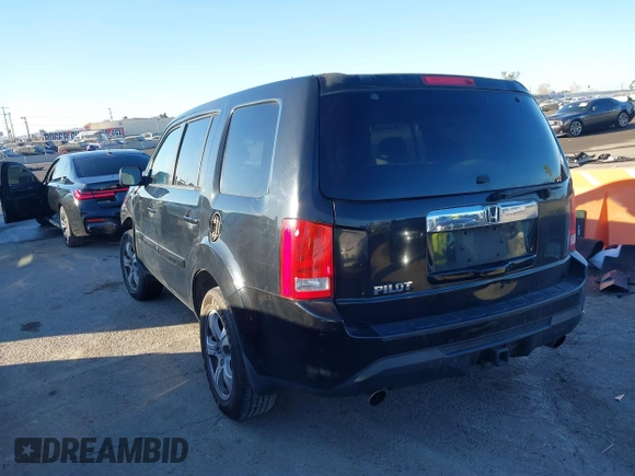 2012 Honda Pilot EX-L with VIN 5FNYF3H60CB035624, listed as a IAAI auction lot 41321568 with 309,545 mi miles and . Bid and sale history available at DreamBid. Image 3.