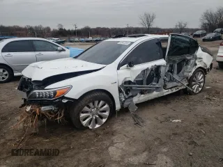 2017 Acura RLX Hybrid Advance Pkg with VIN JH4KC2F94HC000013, listed as a Copart auction lot 84942594 with 125,836 mi miles and Salvage Title. Bid and sale history available at carsss.com. Image 1.