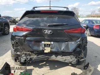2020 Hyundai Kona SEL with VIN KM8K22AA3LU519848, listed as a Copart auction lot 46013323 with 50,217 mi miles. Bid and sale history available at carsss.com. Image 6.