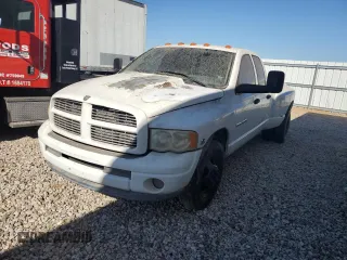 2003 Dodge Ram 3500 ST with VIN 3D7MA48C63G797171, listed as a Copart auction lot 81827644 with 0 mi miles and Salvage Title. Bid and sale history available at carsss.com. Image 1.