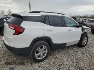 2024 GMC Terrain SLE with VIN 3GKALMEG4RL332729, listed as a Copart auction lot 53540215 with 10,606 mi miles and Clean title. Bid and sale history available at DreamBid. Image 3.
