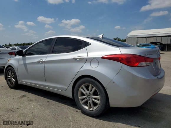 2012 Hyundai Elantra GLS PZEV with VIN 5NPDH4AE8CH141014, listed as a Copart auction lot 53518025 with 181,418 mi miles and Non Repairable. Bid and sale history available at carsss.com. Image 2.