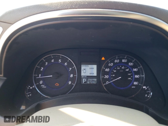 2012 Infiniti FX35 with VIN JN8AS1MU2CM121535, listed as a Copart auction lot 77134044 with 256,998 mi miles and Salvage Title. Bid and sale history available at carsss.com. Image 9.