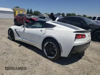 2016 Chevrolet Corvette 1LT with VIN 1G1YB2D71G5111095, listed as a Copart auction lot 57511404 with 0 mi miles and Salvage Title. Bid and sale history available at carsss.com. Image 2.