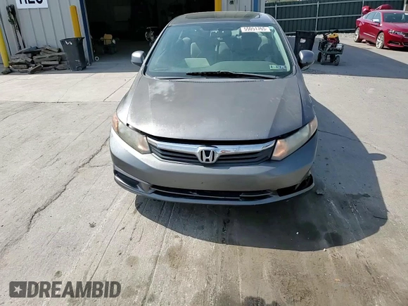 2012 Honda Civic EX with VIN 2HGFB2F83CH311453, listed as a Copart auction lot 55051765 with 242,944 mi miles and Salvage Title. Bid and sale history available at DreamBid. Image 13.