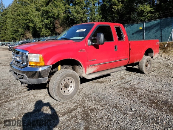 2000 Ford F-350 XL with VIN 1FTSX31F0YEB82614, listed as a Copart auction lot 42646525 with 172,112 mi miles and Salvage Title. Bid and sale history available at DreamBid. Image 1.