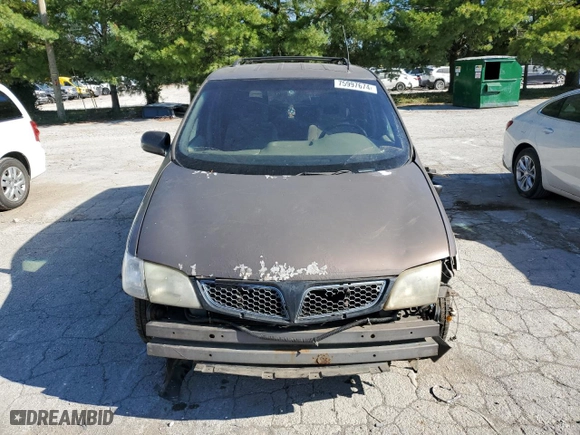 2001 Pontiac Montana with VIN 1GMDX03E01D177206, listed as a Copart auction lot 75997674 with 0 mi miles and Salvage Title. Bid and sale history available at carsss.com. Image 5.
