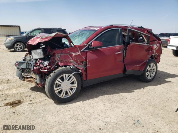 2012 Cadillac SRX Luxury Collection with VIN 3GYFNAE33CS573762, listed as a Copart auction lot 49530265 with 0 mi miles and Salvage Title. Bid and sale history available at carsss.com. Image 1.