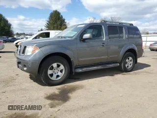 2005 Nissan Pathfinder SE with VIN 5N1AR18U15C774198, listed as a Copart auction lot 50757285 with 162,017 mi miles and Clean Title. Bid and sale history available at carsss.com. Image 1.