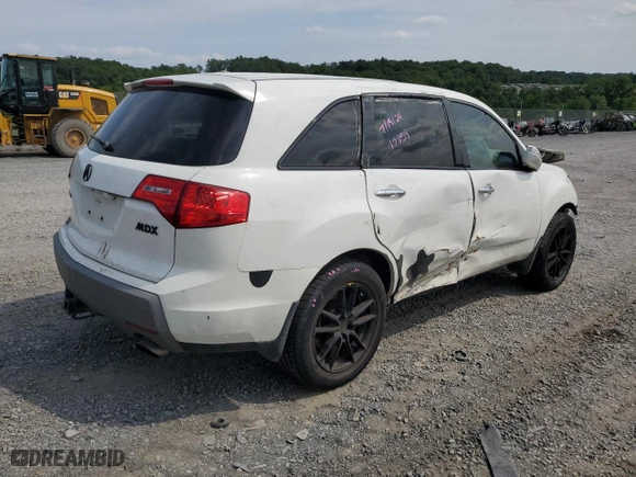 2007 Acura MDX Tech Pkg with VIN 2HNYD28397H508193, listed as a Copart auction lot 64545564 with 0 mi miles and Salvage Title. Bid and sale history available at carsss.com. Image 3.