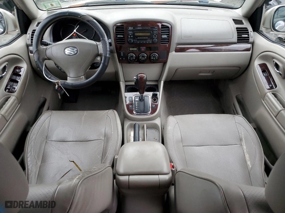 2004 Suzuki XL-7 LX with VIN JS3TX92V744100442, listed as a Copart auction lot 84847614 with 82,751 mi miles and Salvage Title. Bid and sale history available at carsss.com. Image 8.