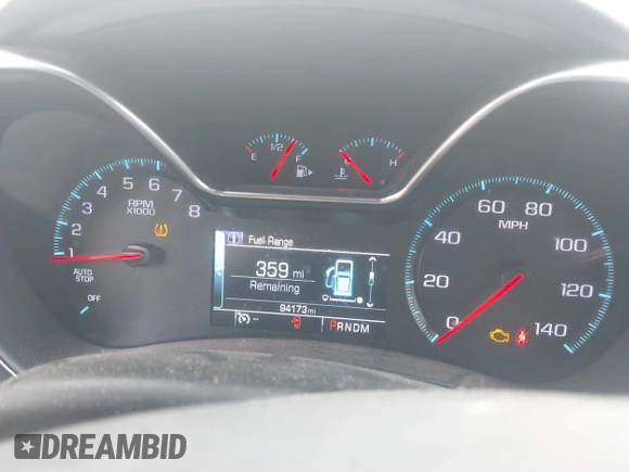 2017 Chevrolet Impala LS with VIN 1G11Z5SA9HU141028, listed as a IAAI auction lot 42112627 with 94,173 mi miles and . Bid and sale history available at DreamBid. Image 7.