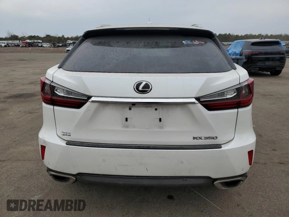 2017 Lexus RX with VIN JTJBZMCA6H2017408, listed as a Copart auction lot 46168735 with 91,515 mi miles and Salvage Title. Bid and sale history available at carsss.com. Image 6.