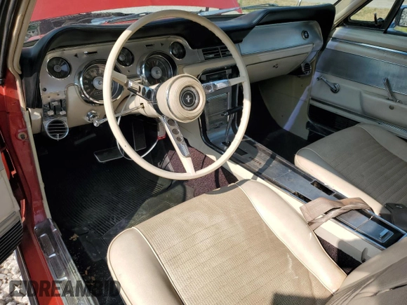 1967 Ford Mustang с VIN 7T01C196570, выставлен на аукционе Copart как лот 70523714 с пробегом 86 101 миль миль и Чистый • Clean title. История ставок и продаж доступна на DreamBid. Изображение 8.