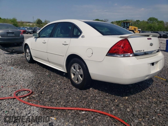 2009 Chevrolet Impala LT with VIN 2G1WT57KX91317154, listed as a Copart auction lot 52609555 with 185,582 mi miles and Salvage Title. Bid and sale history available at DreamBid. Image 2.