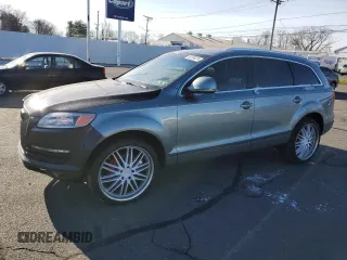 2007 Audi Q7 Premium with VIN WA1BV94L67D046626, listed as a Copart auction lot 82794274 with 196,023 mi miles and Salvage Title. Bid and sale history available at carsss.com. Image 1.