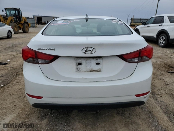 2015 Hyundai Elantra SE with VIN 5NPDH4AE8FH643185, listed as a Copart auction lot 47846705 with 120,877 mi miles and Salvage Title. Bid and sale history available at carsss.com. Image 6.