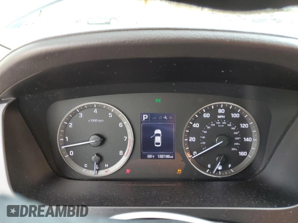 2016 Hyundai Sonata Sport with VIN 5NPE34AF8GH419024, listed as a Copart auction lot 50292455 with 133,196 mi miles and Salvage Title. Bid and sale history available at DreamBid. Image 9.