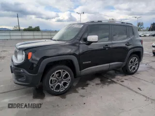 2017 Jeep Renegade Limited z VIN ZACCJBDBXHPF81062, wystawiony jako Copart lot #55413665 z przebiegiem 75 446 mil mil oraz Szkoda całkowita • Salvage title. Historia ofert i sprzedaży dostępna na DreamBid. Obrazek 1.