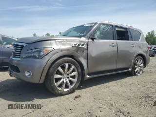 2014 Infiniti QX80 with VIN JN8AZ2NE1E9068423, listed as a Copart auction lot 58903345 with 160,857 mi miles and Clean title. Bid and sale history available at DreamBid. Image 1.