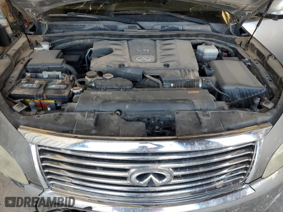 2014 Infiniti QX80 with VIN JN8AZ2NF8E9553831, listed as a Copart auction lot 48988275 with 181,656 mi miles and Salvage Title. Bid and sale history available at carsss.com. Image 12.