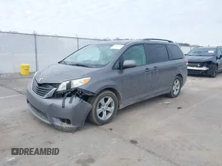 2012 Toyota Sienna LE AAS with VIN 5TDKK3DC0CS192952, listed as a IAAI auction lot 41694554 with 179,277 mi miles. Bid and sale history available at carsss.com. Image 18.