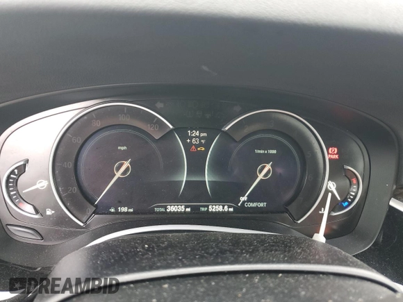 2019 BMW 5 Series 530i with VIN WBAJA5C52KWW14762, listed as a Copart auction lot 86589314 with 36,035 mi miles and Salvage Title. Bid and sale history available at carsss.com. Image 9.