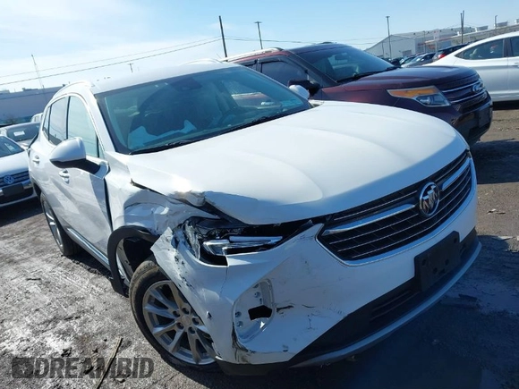 2021 Buick Envision Preferred with VIN LRBAZLR45MD041450, listed as a IAAI auction lot 41820633 with 36,722 mi miles and . Bid and sale history available at DreamBid. Image 1.