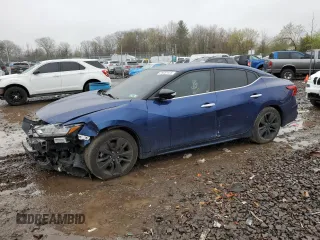 2021 Nissan Maxima SV with VIN 1N4AA6CVXMC503489, listed as a Copart auction lot 51857425 with Not Provided miles and Salvage Title. Bid and sale history available at DreamBid. Image 1.