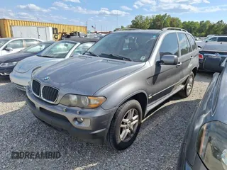 2004 BMW X5 3.0i with VIN 5UXFA13514LU37318, listed as a Copart auction lot 76576434 with 228,910 mi miles and Clean Title. Bid and sale history available at carsss.com. Image 2.