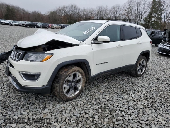 2021 Jeep Compass Limited with VIN 3C4NJDCB6MT602952, listed as a Copart auction lot 50053405 with Not Provided miles and Salvage Title. Bid and sale history available at DreamBid. Image 1.
